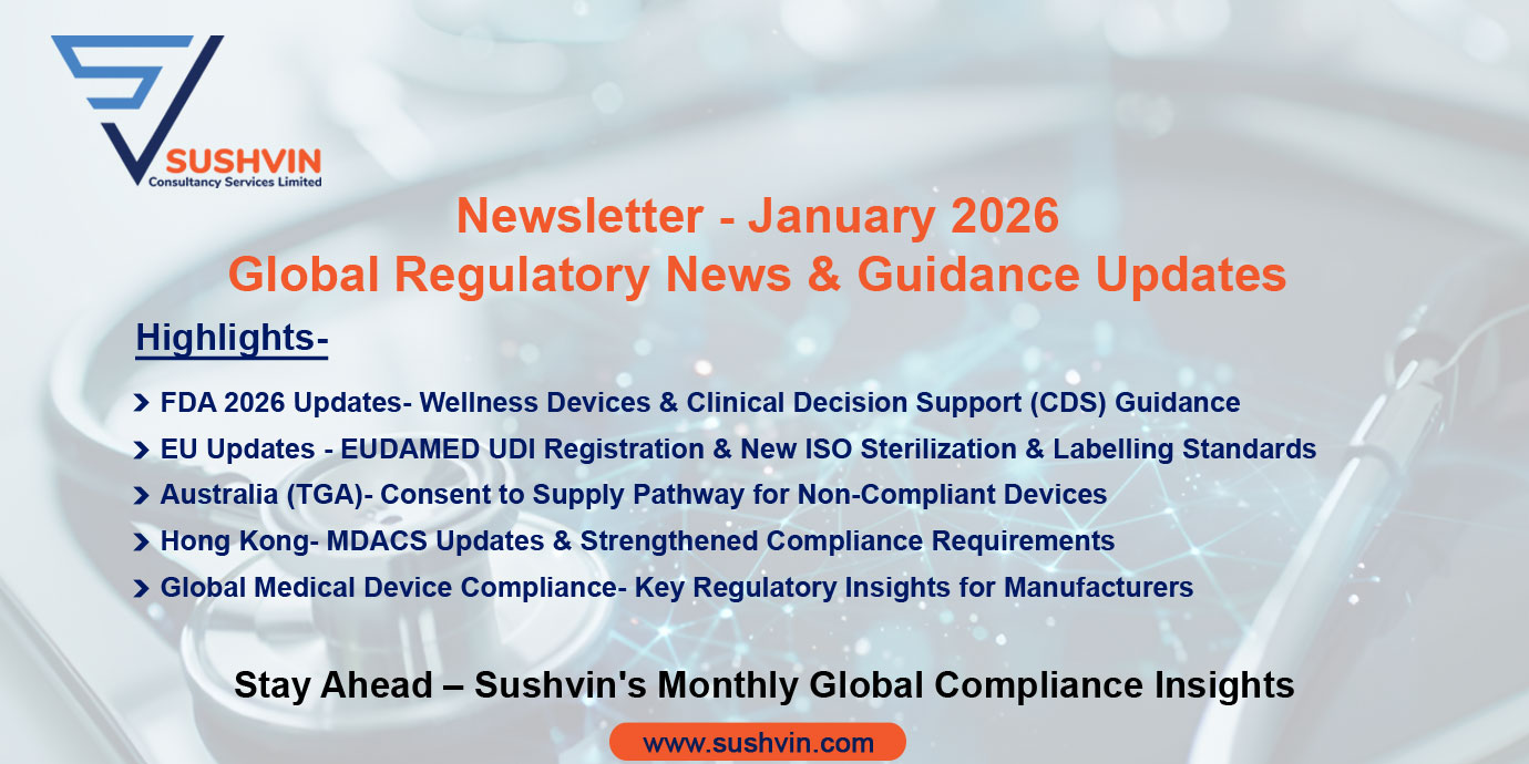 medical device compliance updates January 2026, FDA wellness guidance 2026, clinical decision support FDA, EUDAMED UDI registration, EU MDR IVDR updates,